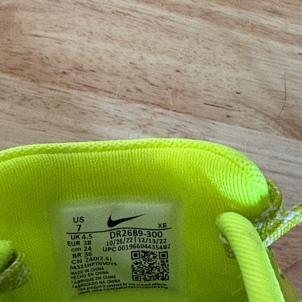 Nike Wildhorse Neon Green Trail Shoes - Picture 13 of 13